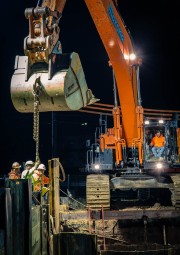 Philly Night Construction 7