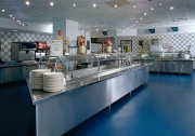 Commercial kitchen interior