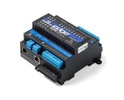 Edge controller featuring multiple input and output ports for connectivity and control applications.
