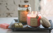 Cardomon and fennel candle grouping