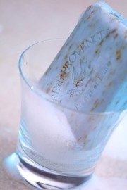 French soap in glass